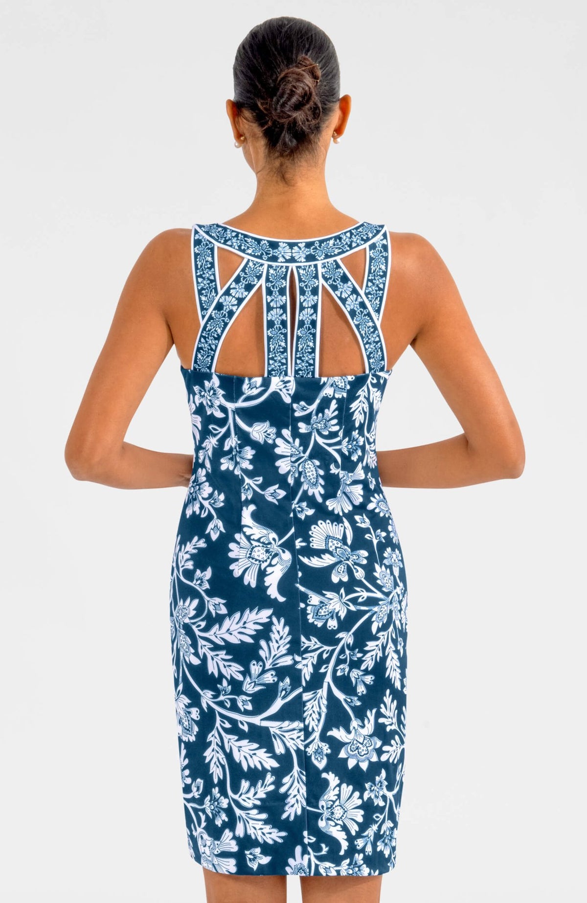 Isosceles Dress - Stunning Stippling Navy