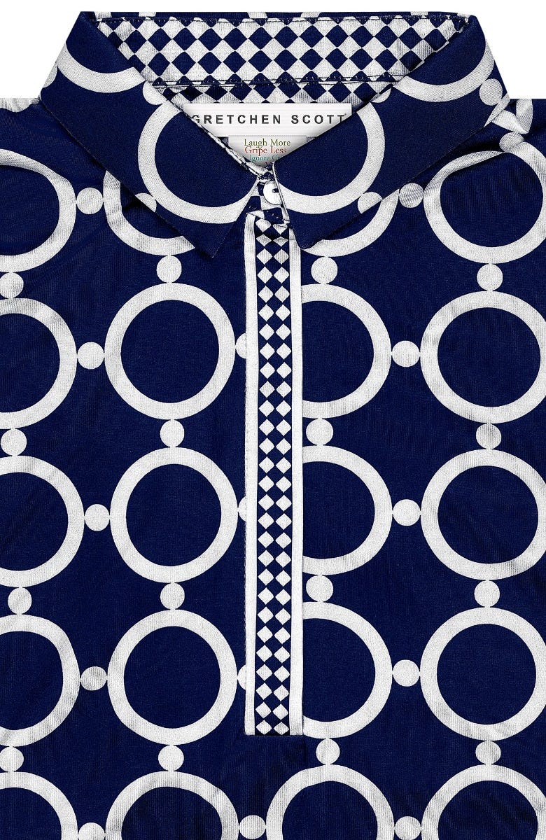 Everywhere Dress - Dip &amp; Dot Navy White