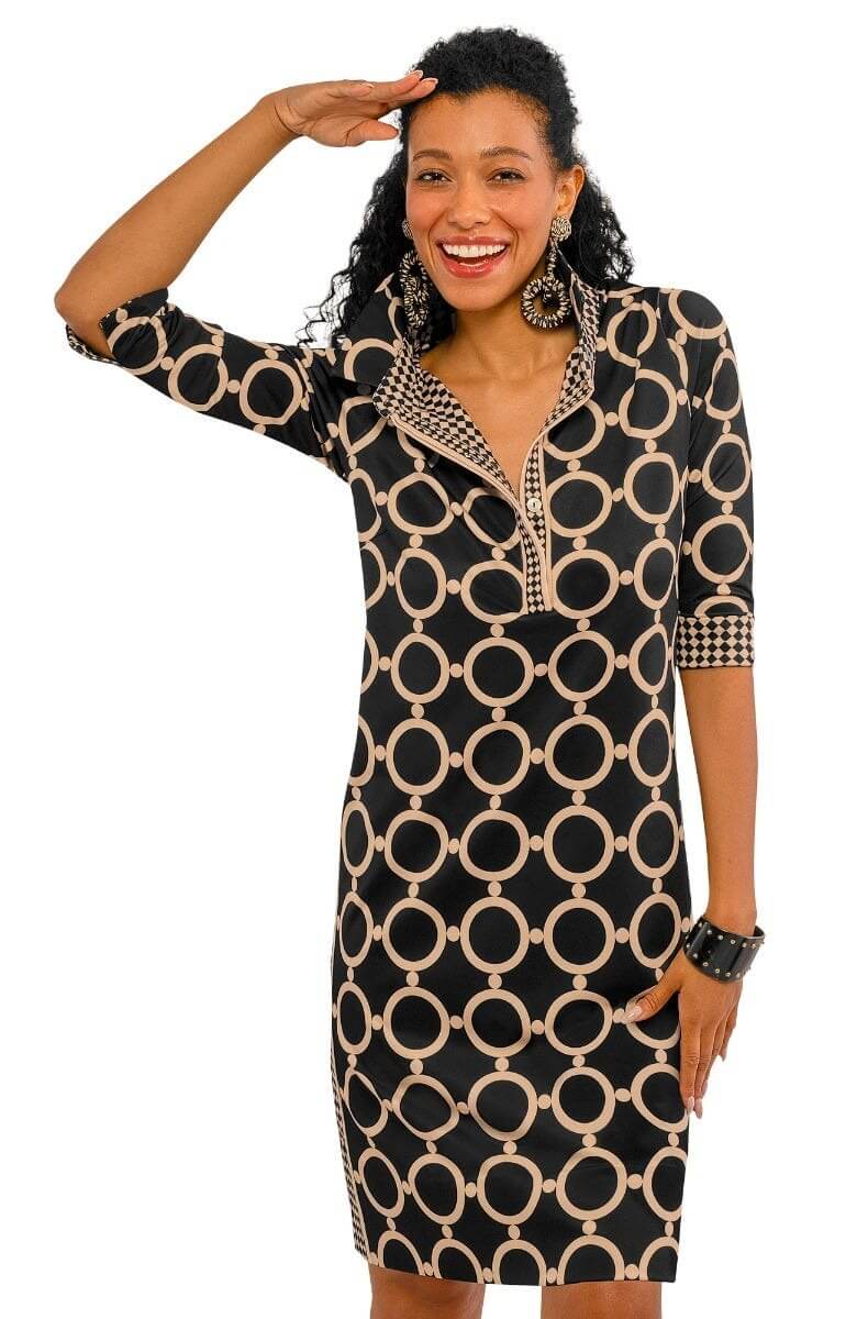 Everywhere Dress - Dip & Dot Black