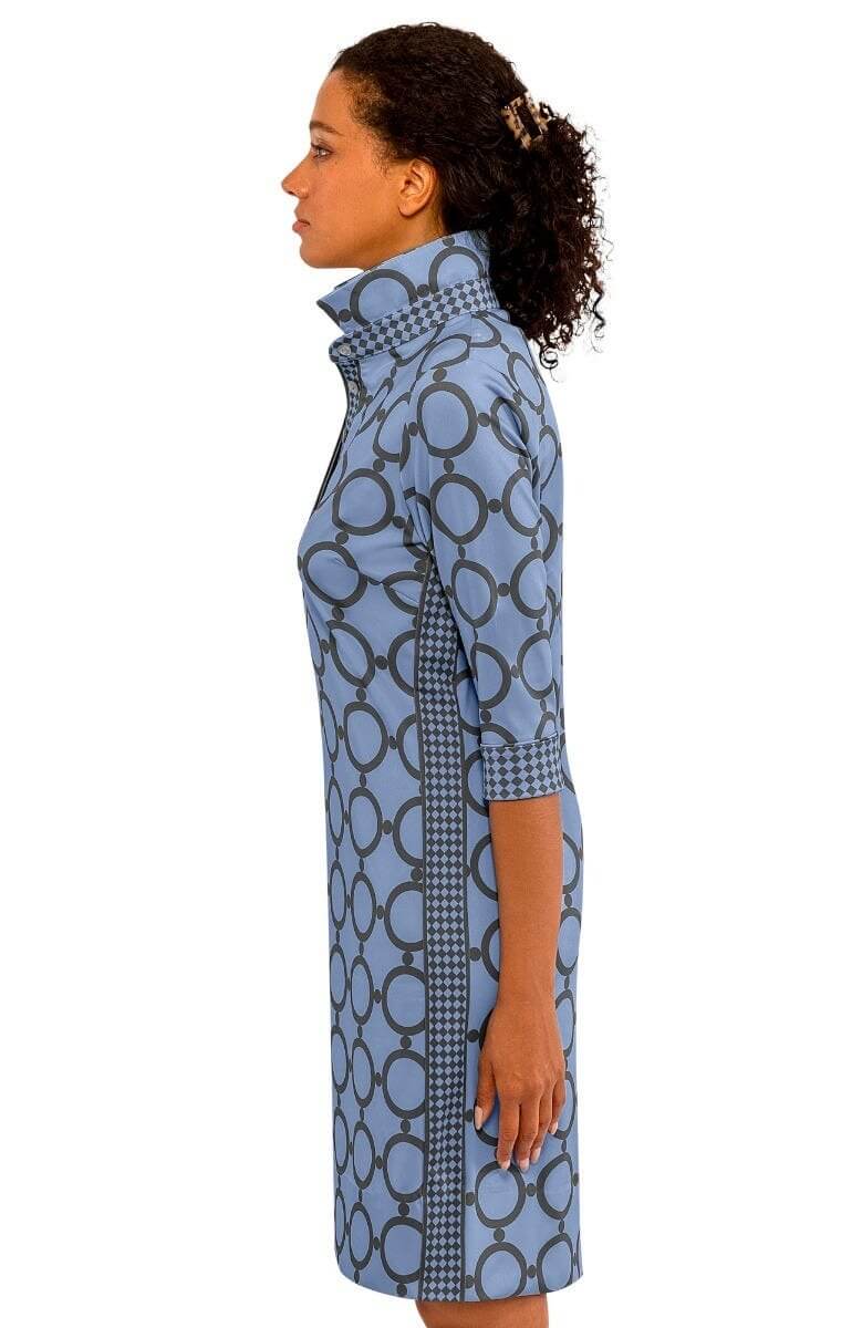 Everywhere Dress - Dip & Dot - Final Sale Periwinkle