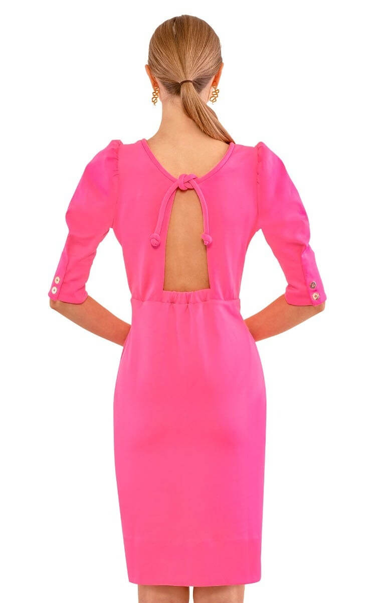 Expose Dress Solid Pink