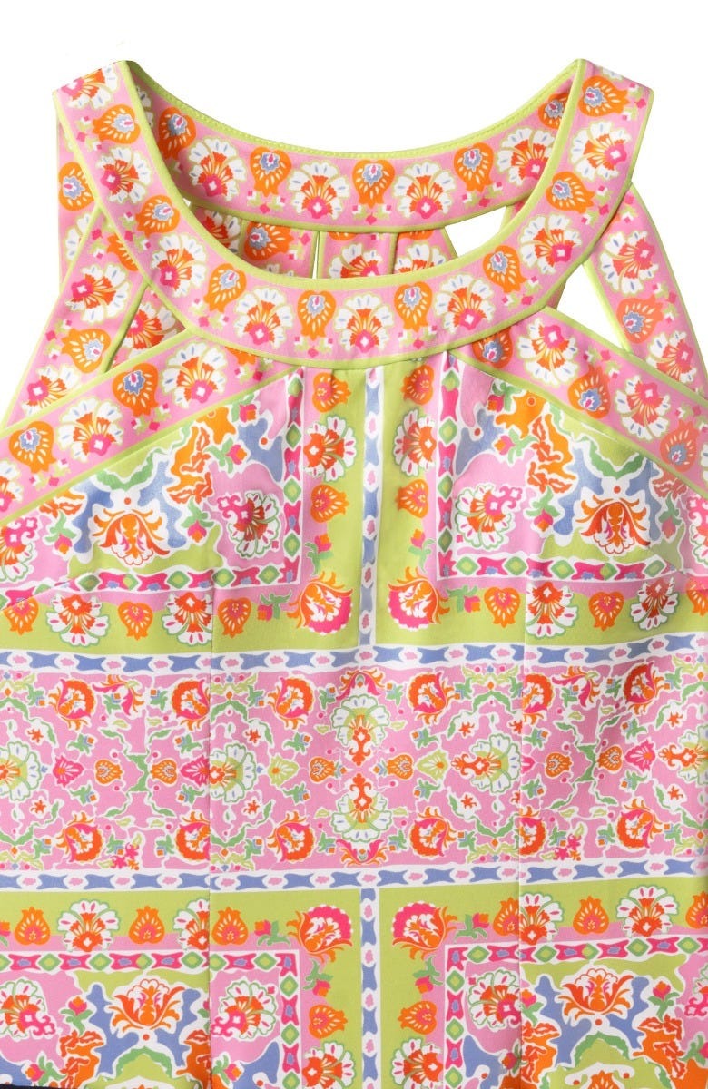 Isosceles Dress - Watteau - Final Sale Lime Pink