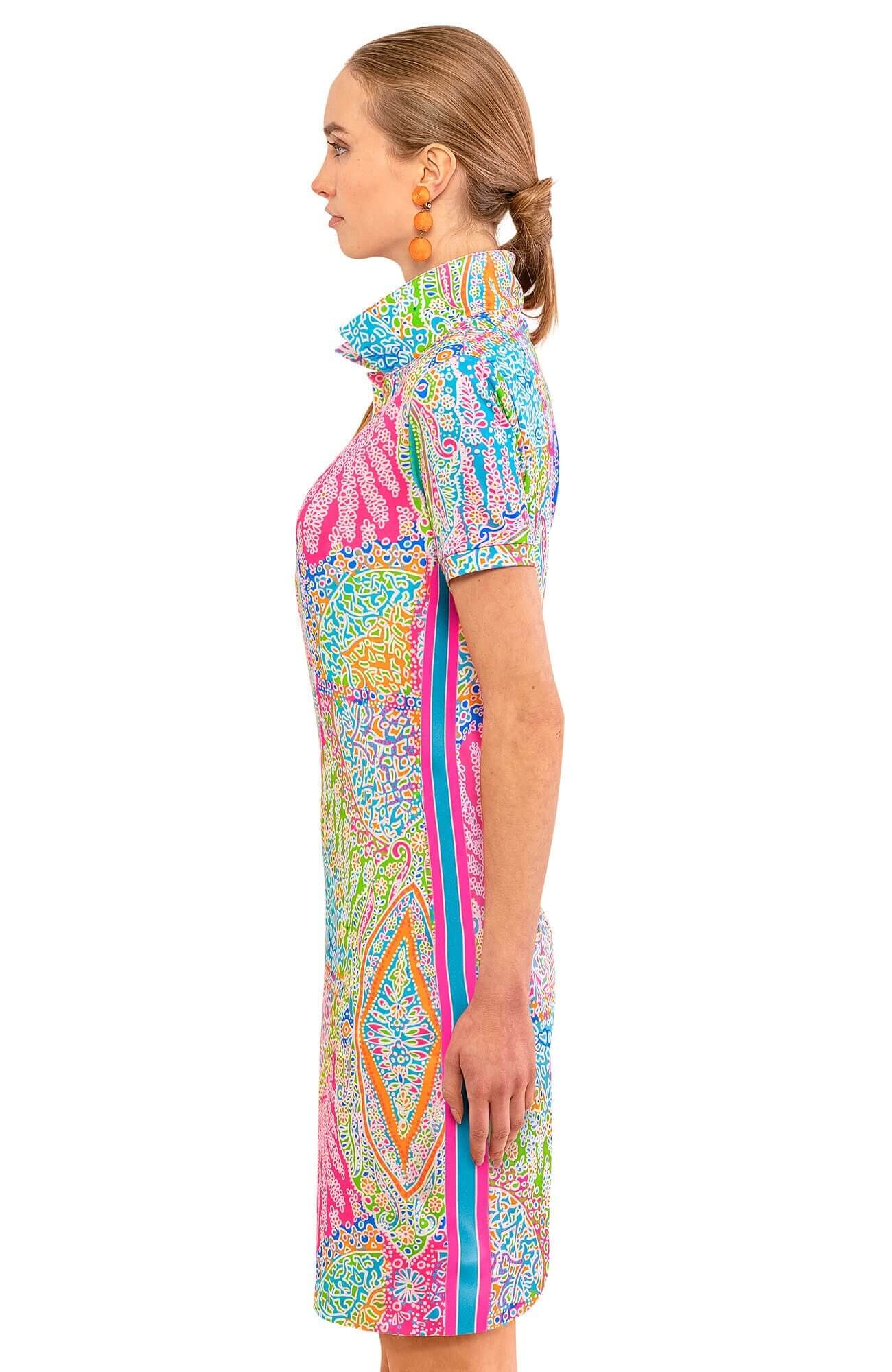 Serve It Up Dress - Grand Bazaar Brights