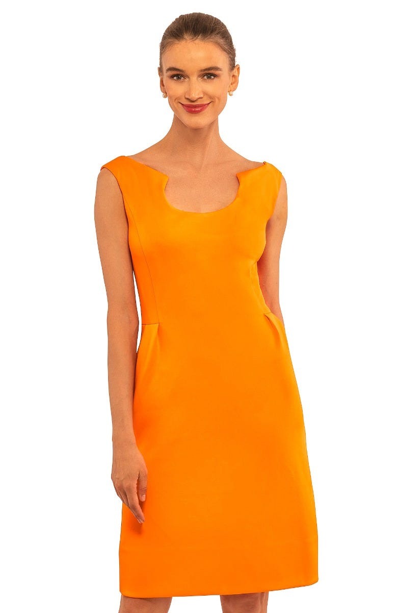 Sexy You Dress - Solid Orange