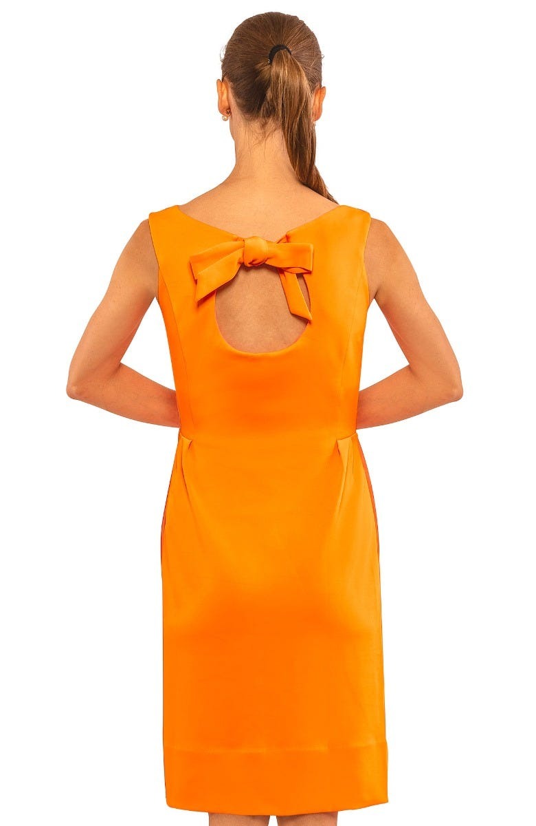 Sexy You Dress - Solid Orange