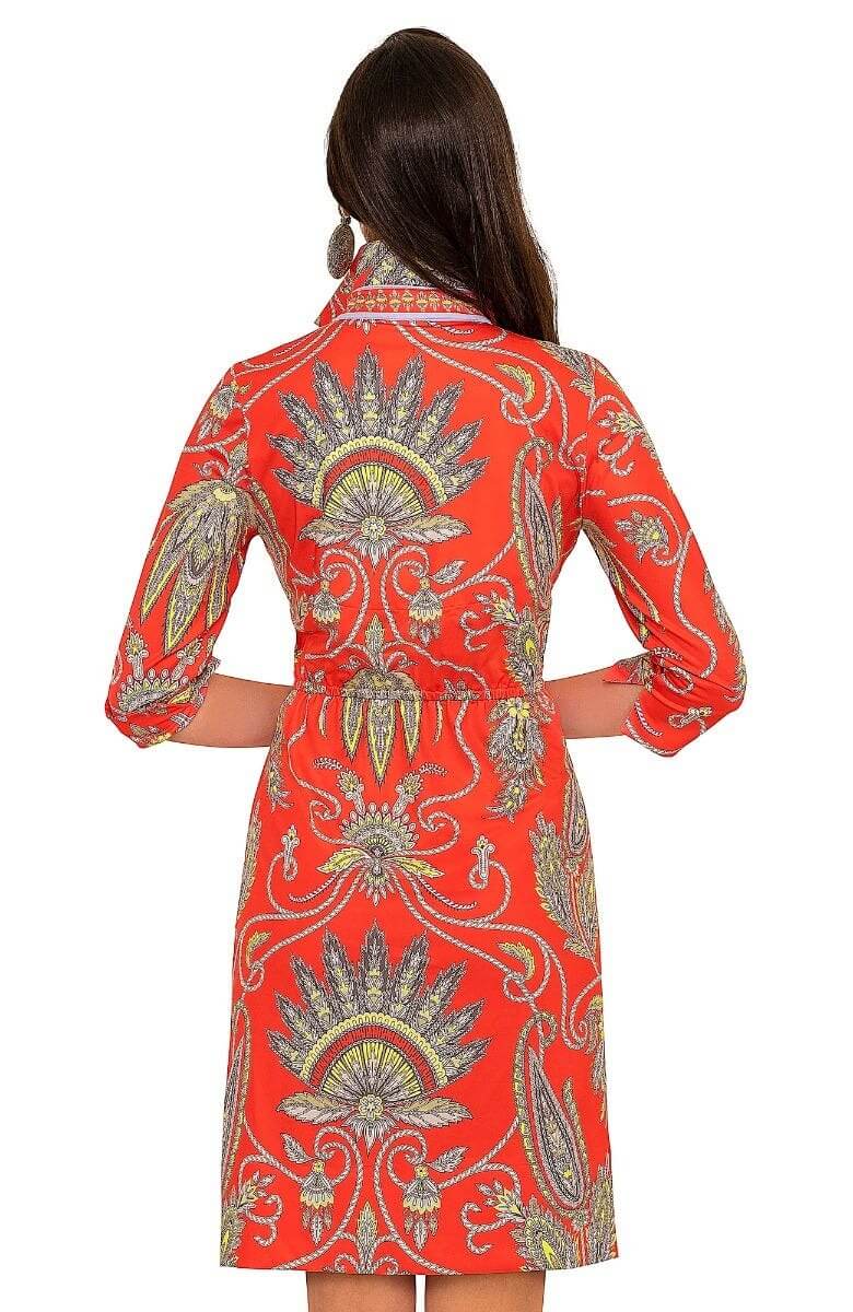 Twist And Shout Dress - Plume - Final Sale Coral