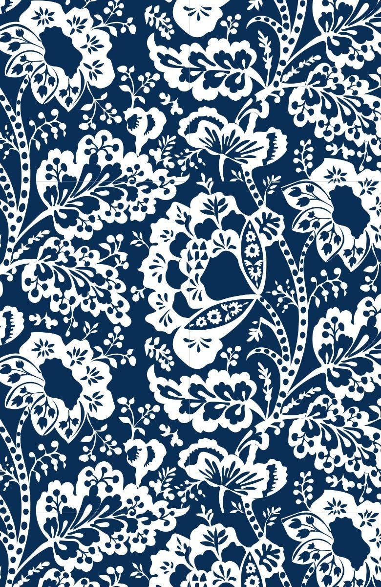 Va Va Voom Dress - Flora Navy