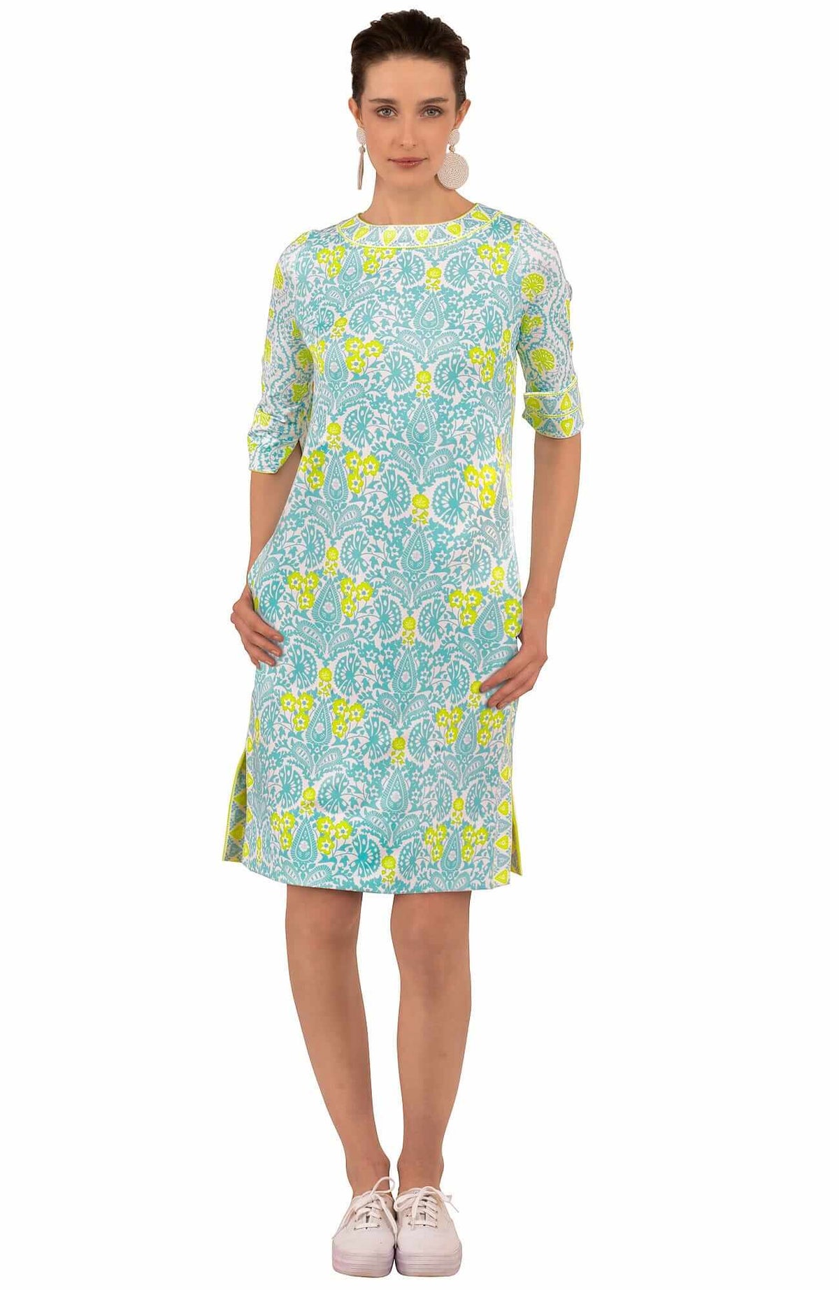 Jersey Bateau Breeze - East India - Final Sale Turq Lime