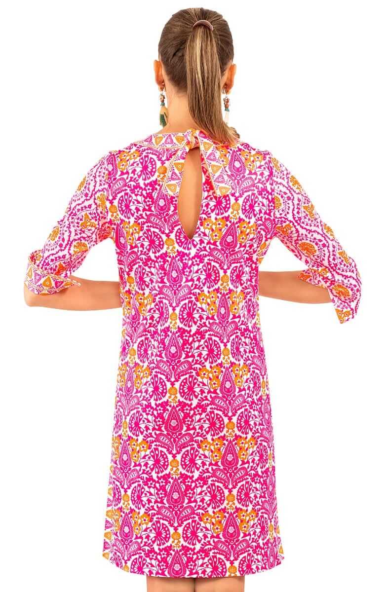 Jersey Bateau Breeze - East India - Final Sale Pink Orange