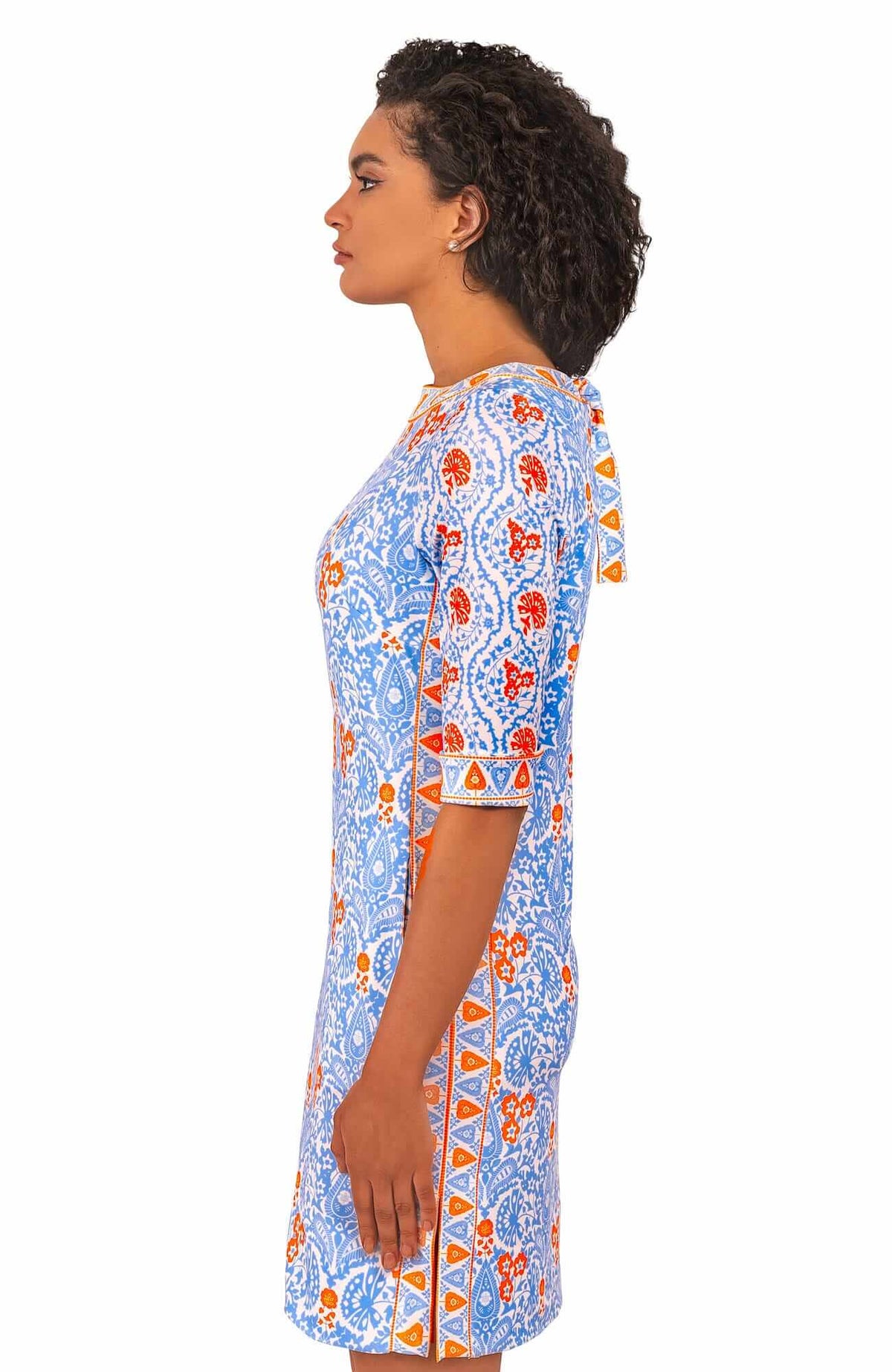 Jersey Bateau Breeze - East India - Final Sale Periwink Orange