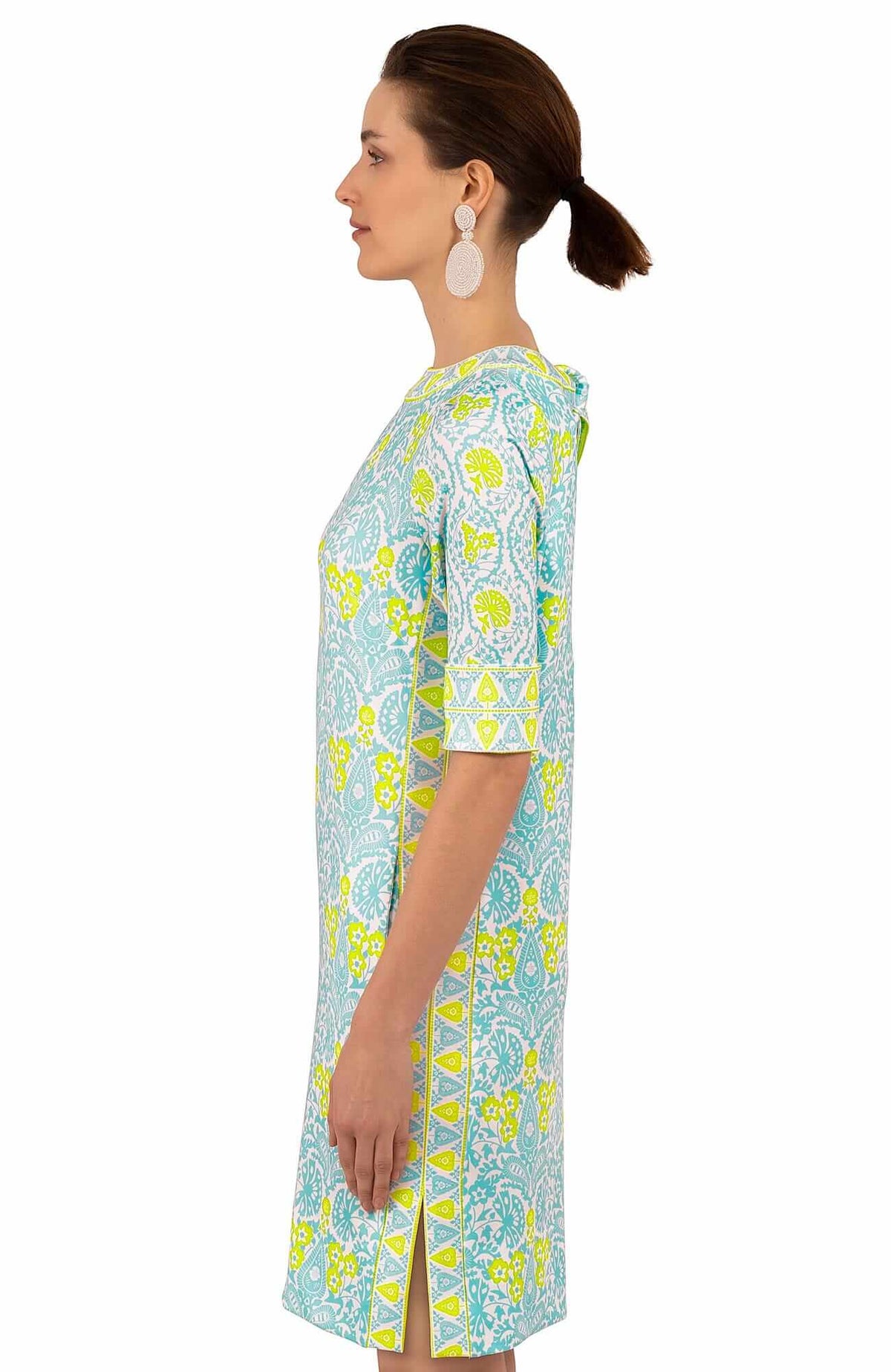 Jersey Bateau Breeze - East India - Final Sale Turq Lime