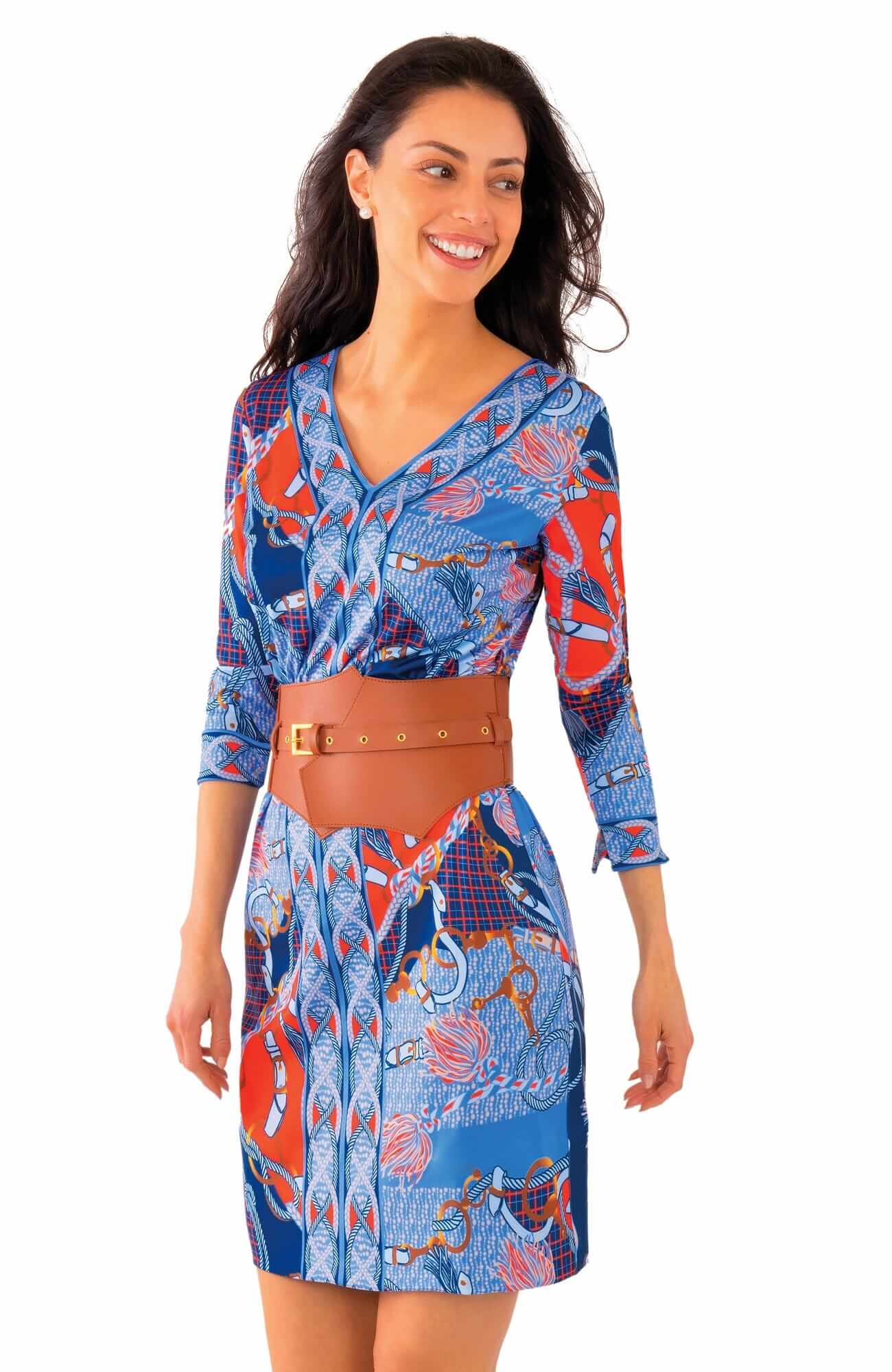 Jersey Bordertown Dress - Ditto - Final Sale Imari