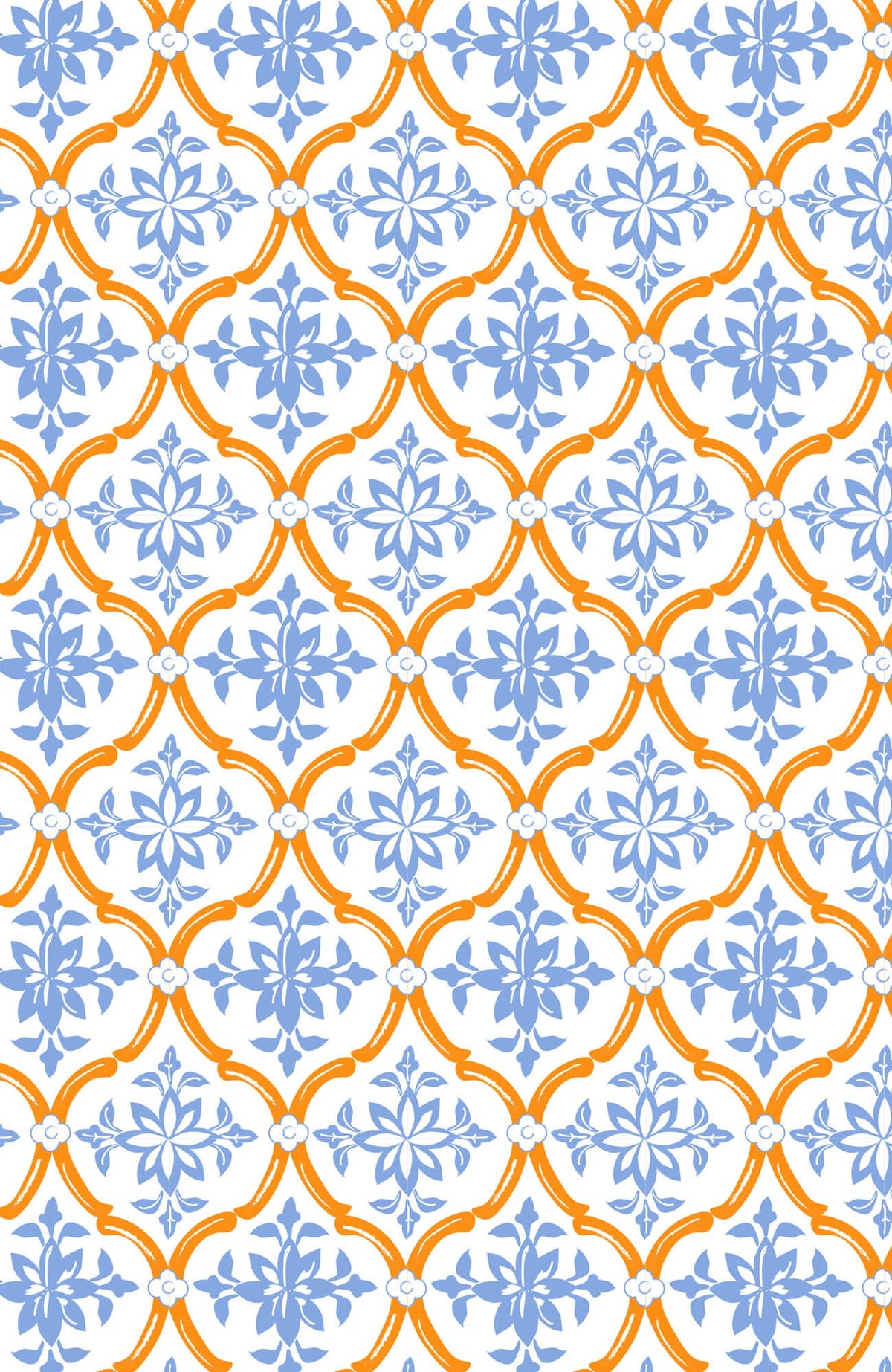 Cotton All Dolled Up Dress Midi Maxi - East India - Final Sale Periwink Orange