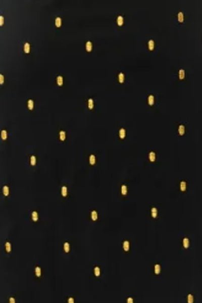 Jersey Embroidered Dress - Rocket Girl Black Gold