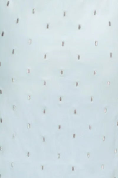 Jersey Embroidered Dress - Rocket Girl Pale Blue Silver