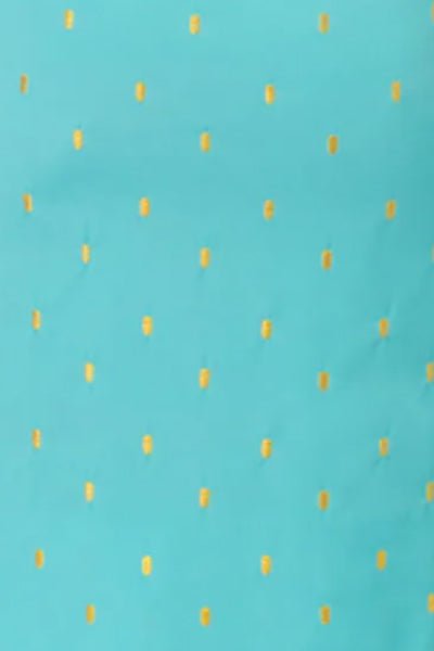 Jersey Embroidered Dress - Rocket Girl - Final Sale Turq Gold