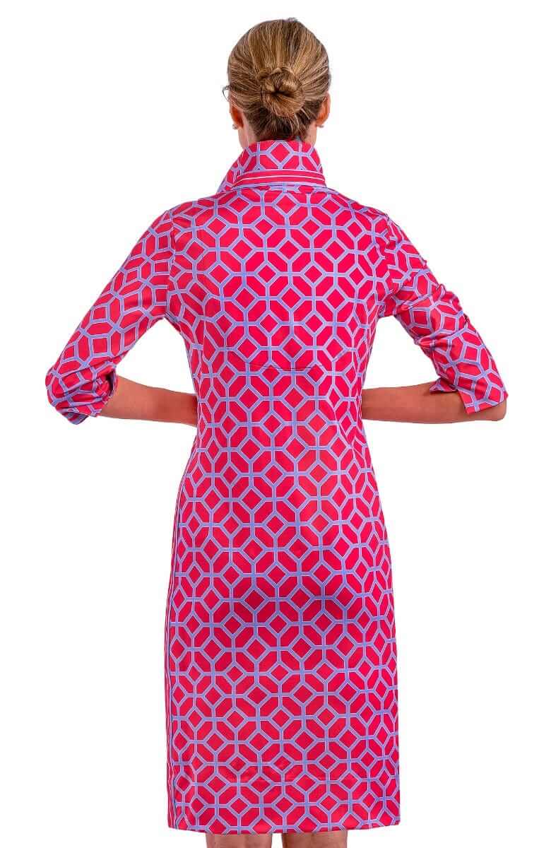 Jersey Everywhere Dress - Lucy In The Sky With Diamonds - Final Sale Coral Peri