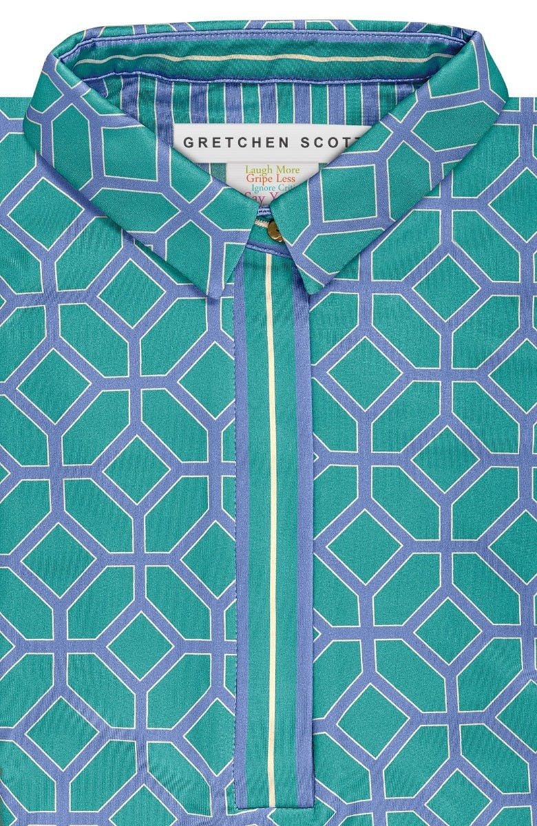 Jersey Everywhere Dress - Lucy In The Sky With Diamonds - Final Sale Turq Peri