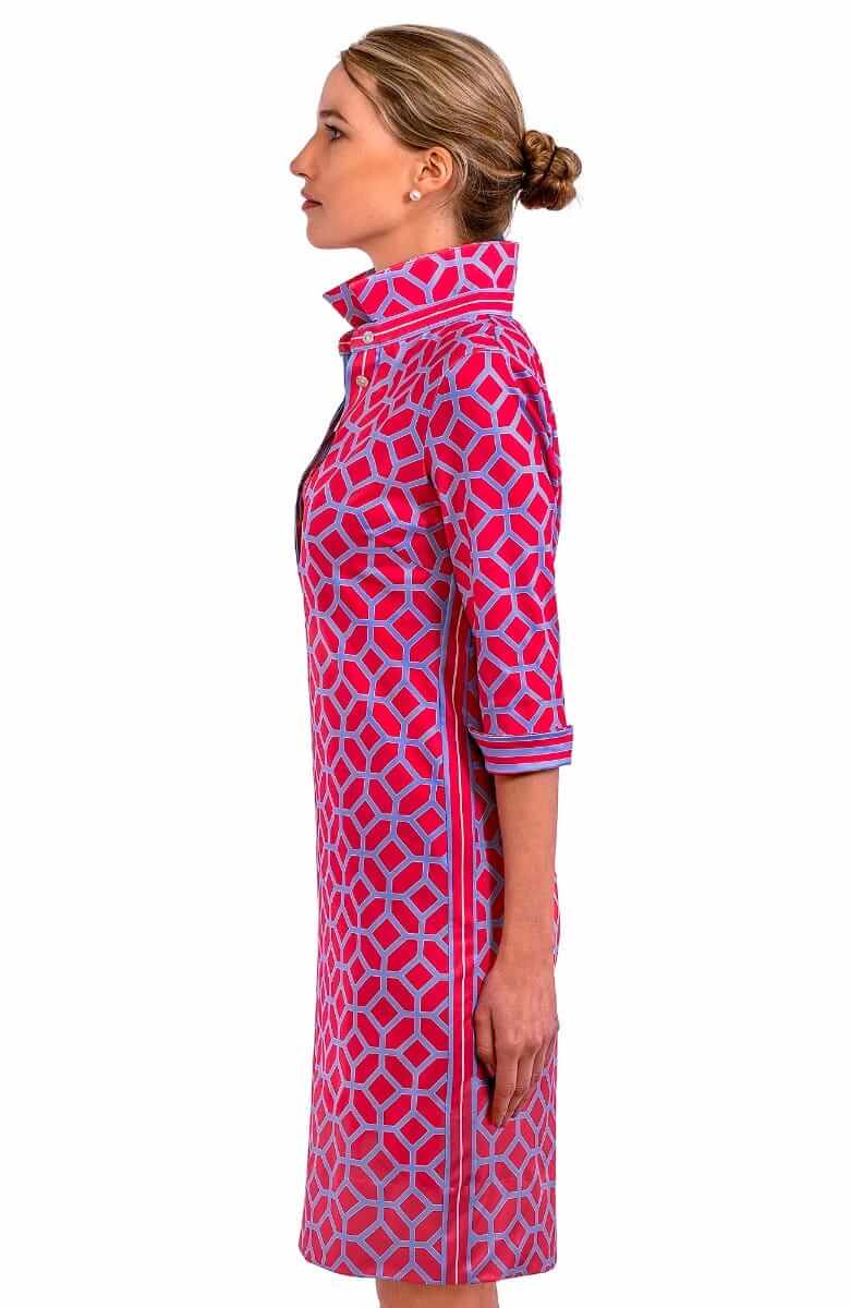 Jersey Everywhere Dress - Lucy In The Sky With Diamonds - Final Sale Coral Peri