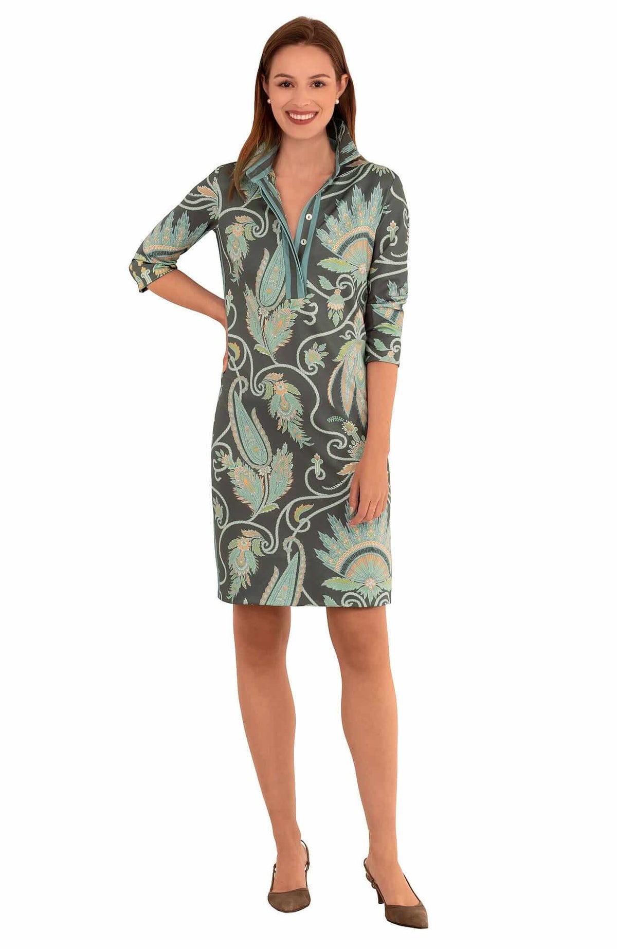 Jersey Everywhere Dress - Plume - Final Sale Weathered