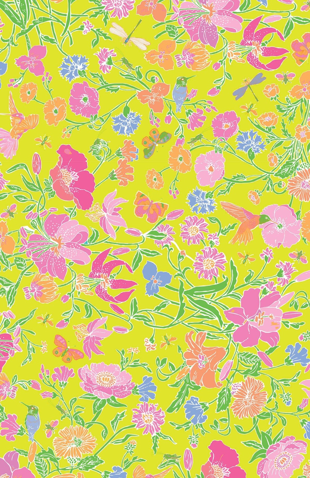 Jersey Harlot Dress - Birds And The Bees - Final Sale Lime