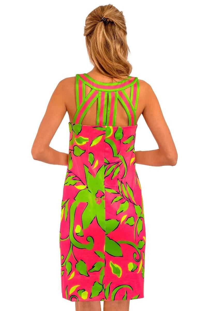 Jersey Isosceles Dress - Full Bloom - Final Sale Pink