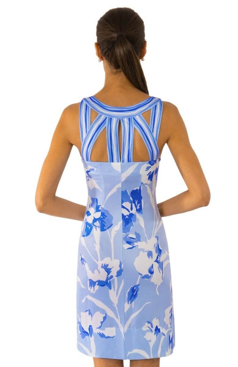 Jersey Isosceles Dress - Iconic Iris - Final Sale Blues