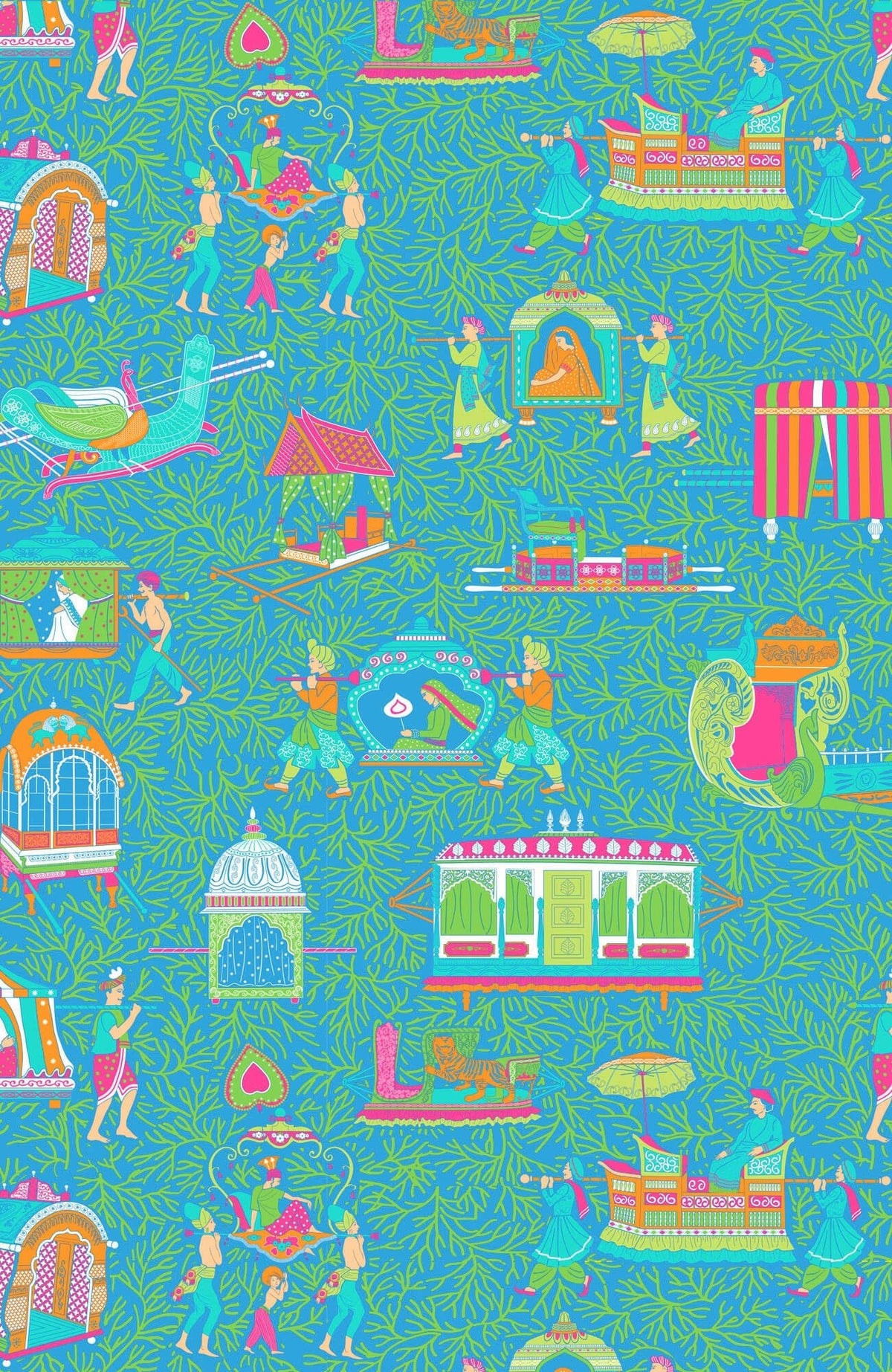 Jersey Isosceles Dress - Palanquin Party - Final Sale Turquoise