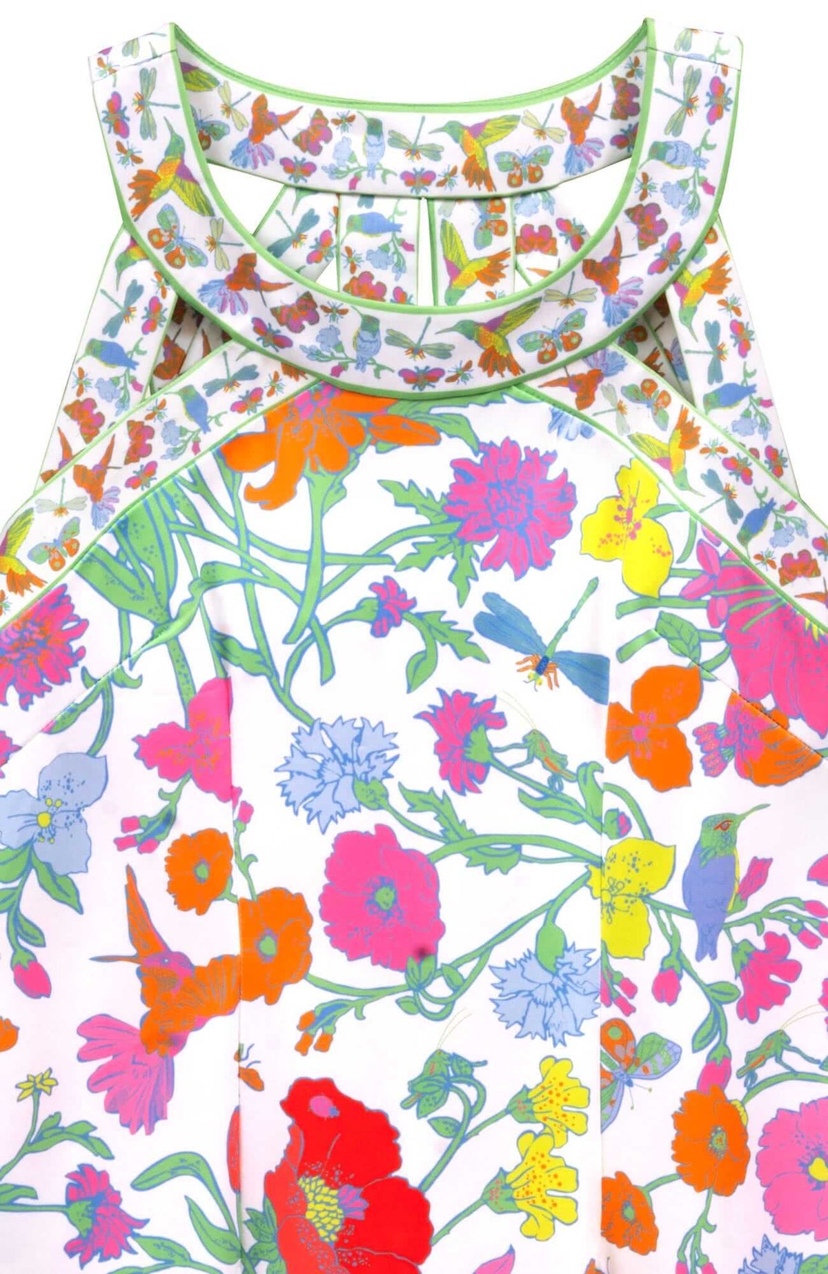 Jersey Isosceles Maxi Dress - Birds & The Bees - Final Sale Brights