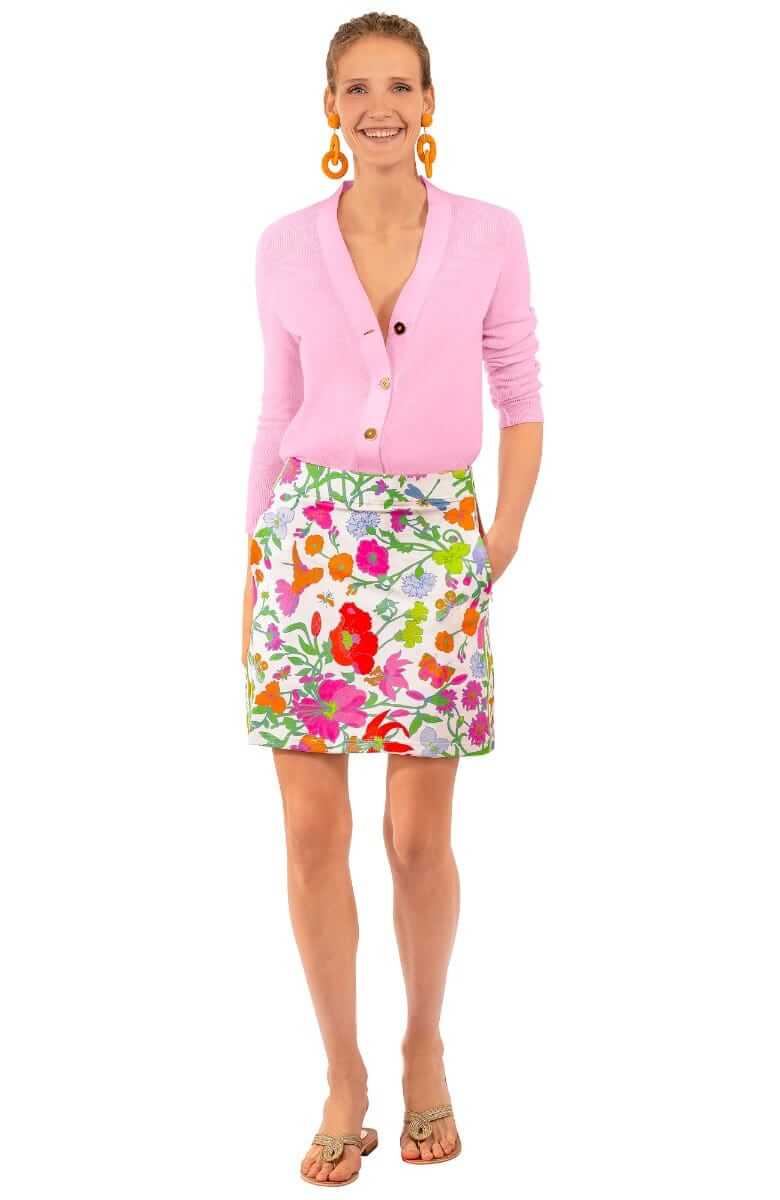 Jersey Skippy Skort - Birds & the Bees - Final Sale Brights