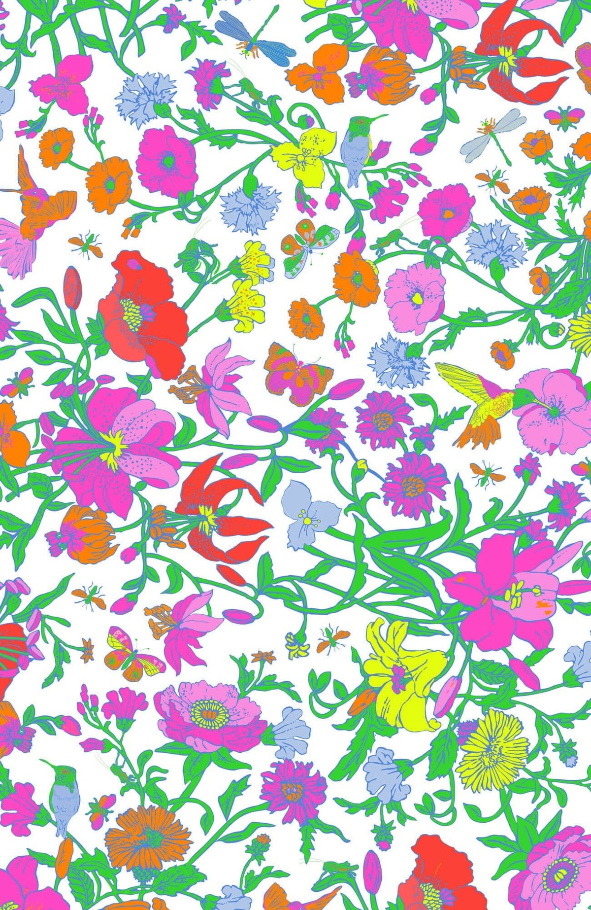 Jersey Slick Dress - Birds & The Bees - Final Sale Brights