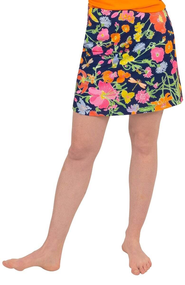 Jersey Skippy Skort - Birds & the Bees - Final Sale Navy