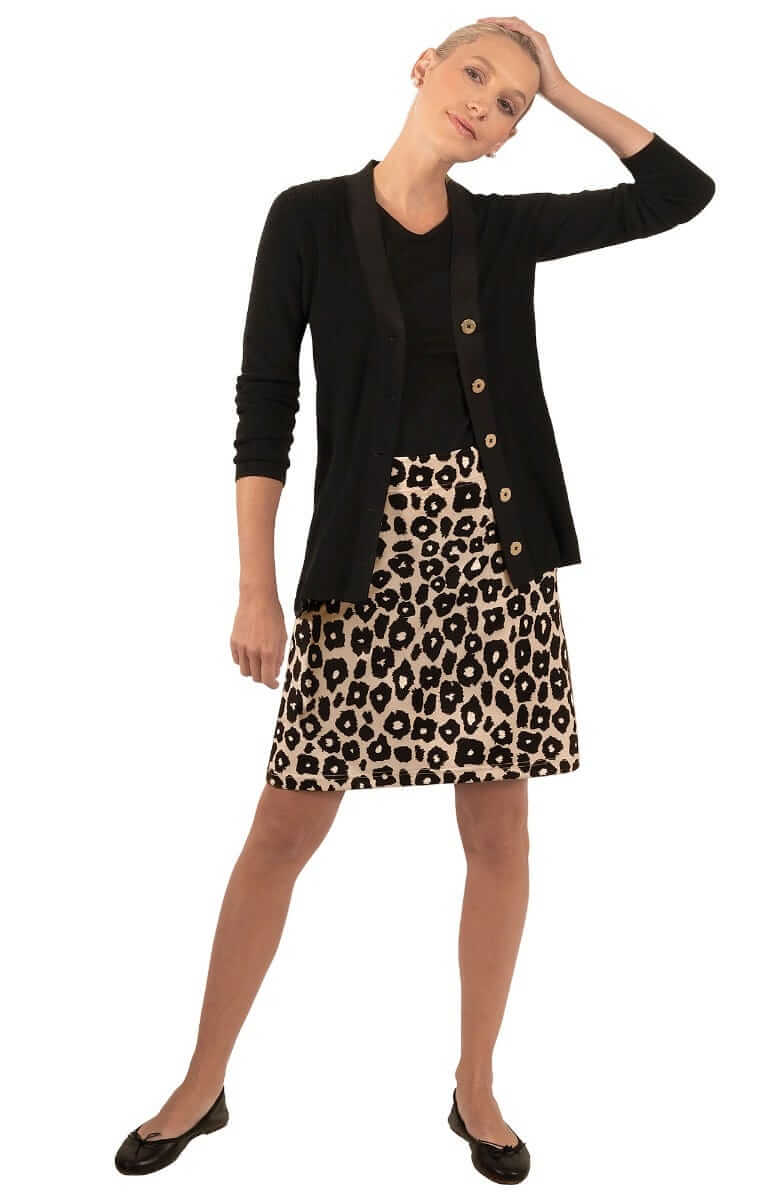 Jersey Skippy Skort - Me Jane - Final Sale Champagne