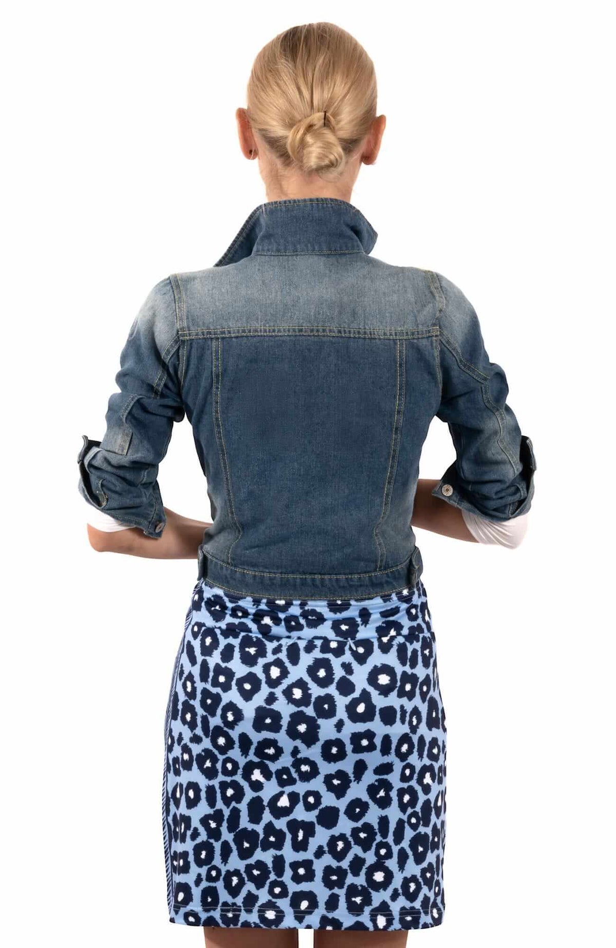 Jersey Skippy Skort - Me Jane - Final Sale Periwinkle Navy