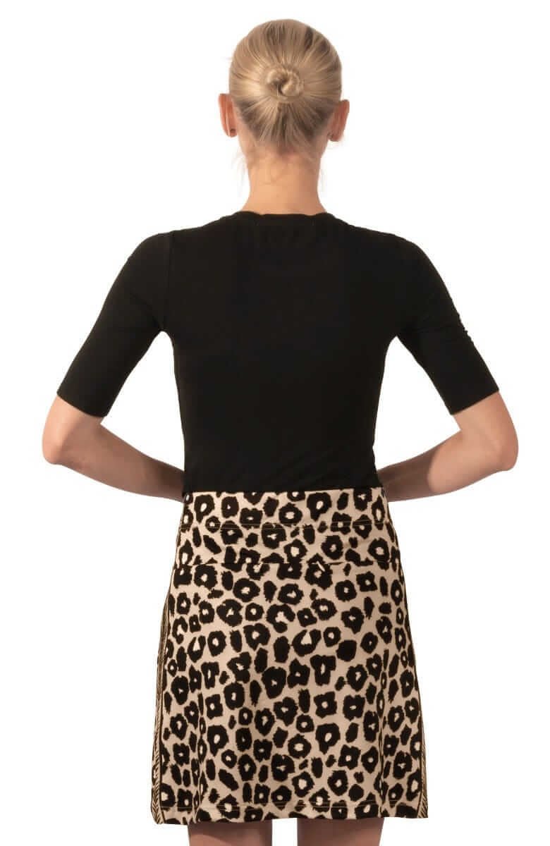 Jersey Skippy Skort - Me Jane - Final Sale Champagne