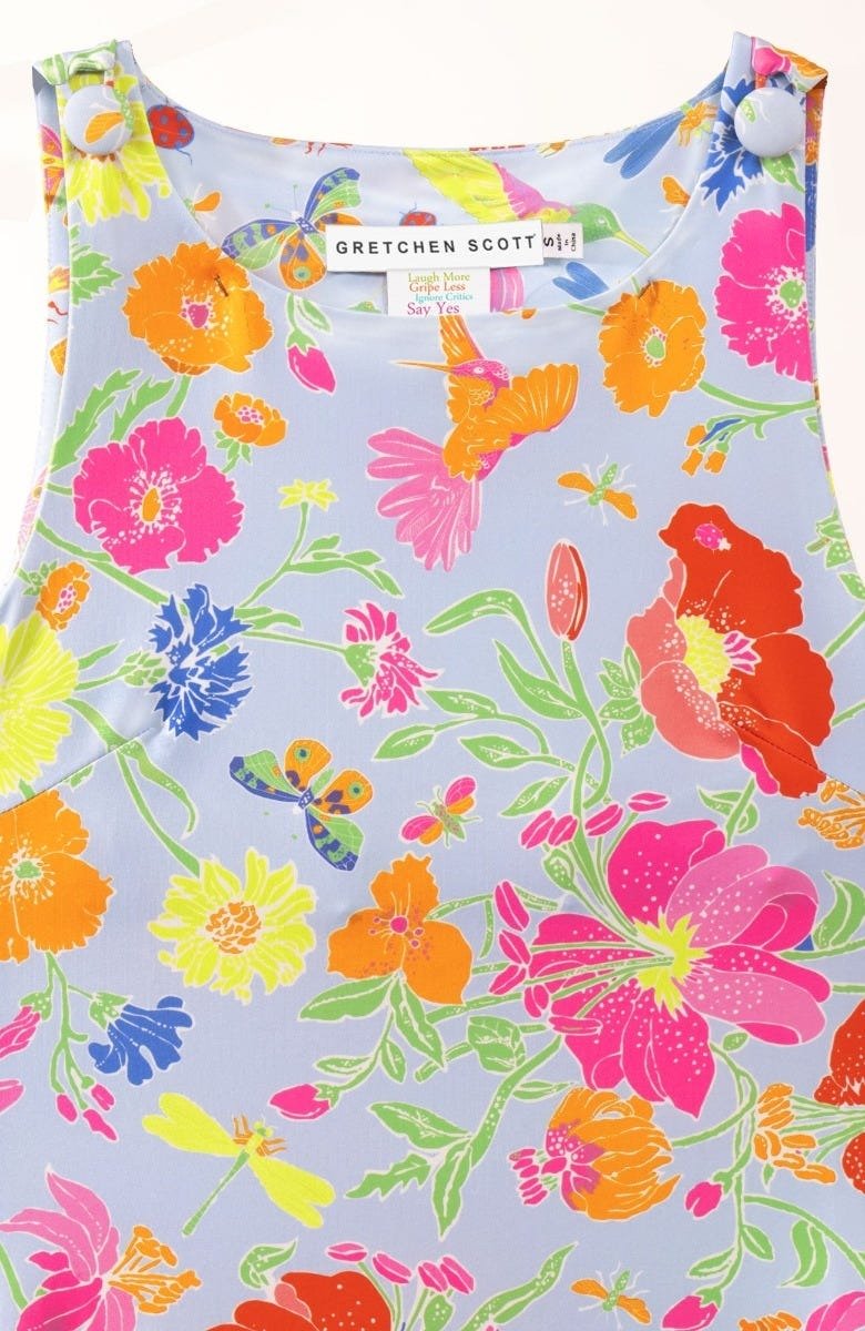 Jersey Slick Dress - Birds & The Bees - Final Sale Peri