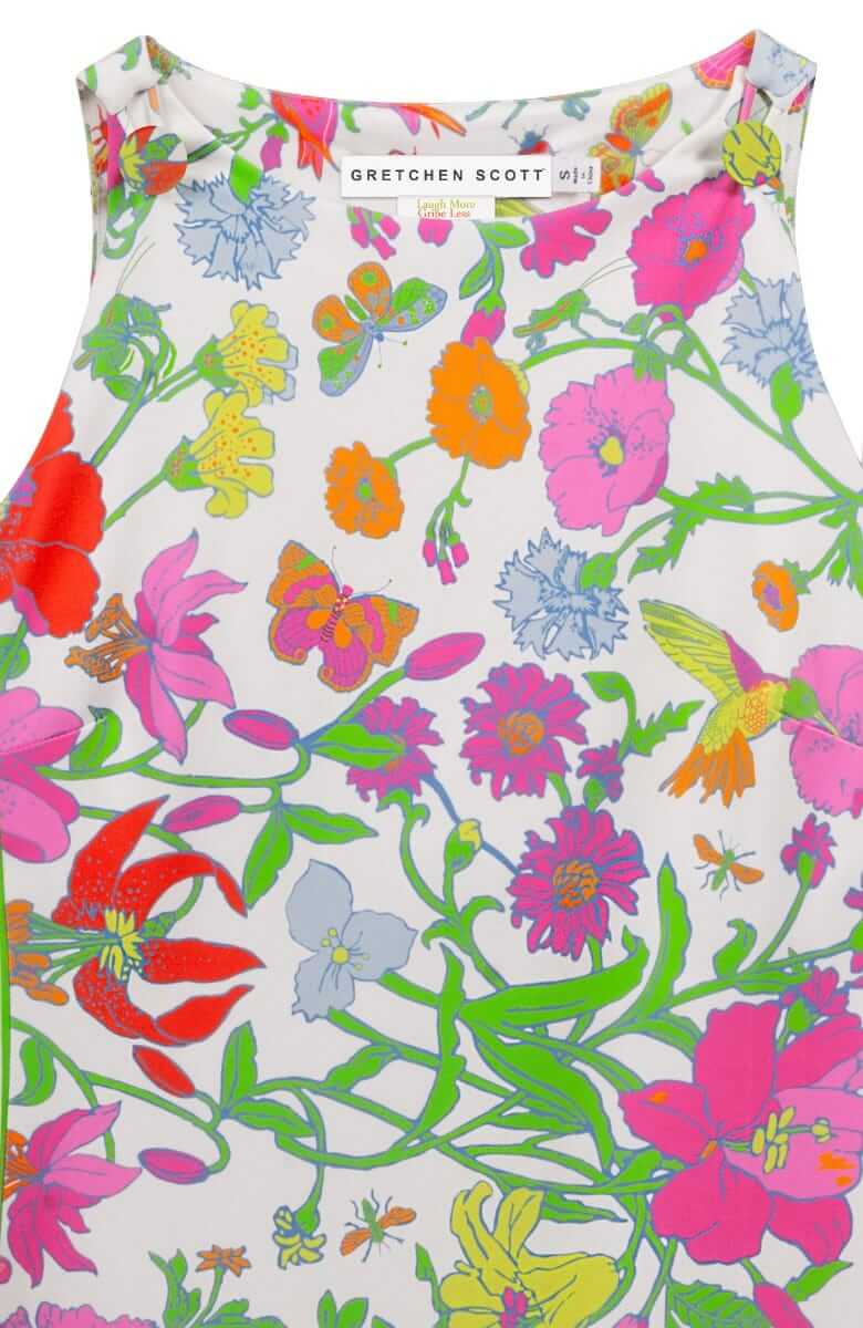 Jersey Slick Dress - Birds & The Bees - Final Sale Brights