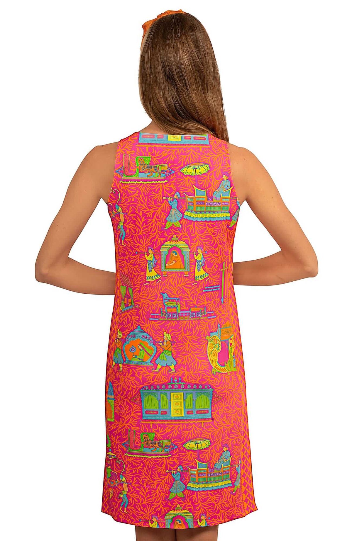 Jersey Slick Dress - Palanquin Party - Final Sale Pink