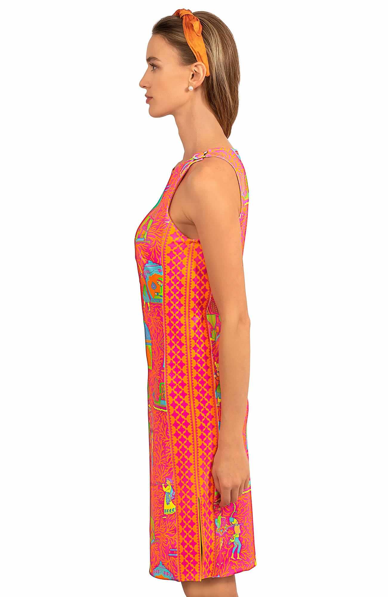 Jersey Slick Dress - Palanquin Party - Final Sale Pink