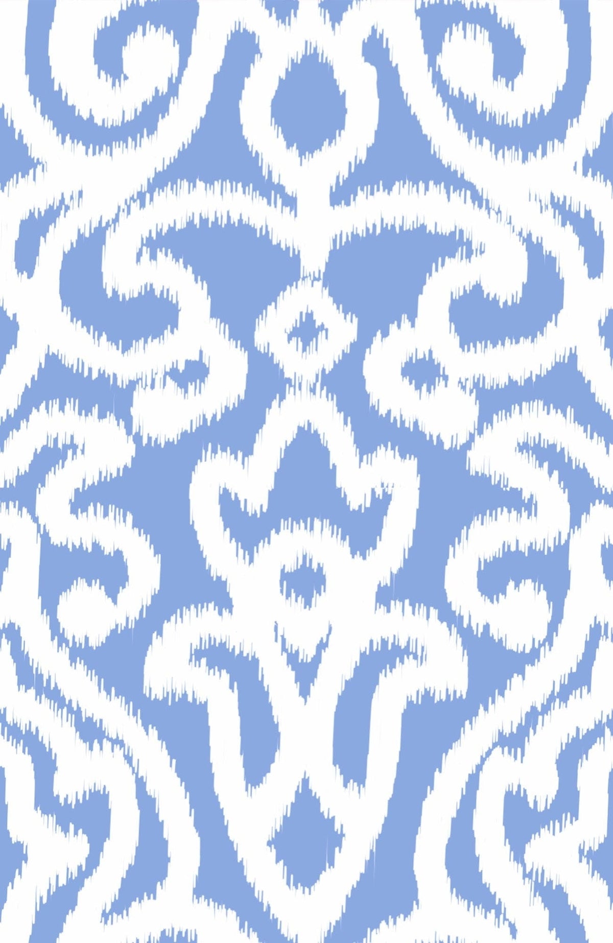 Jersey Split Neck Tunic - Arabesque- Final Sale Periwinkle