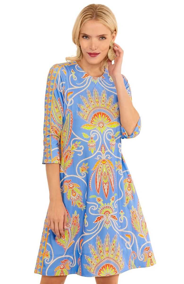 Jersey Swing Dress - Plume - Final Sale Periwinkle