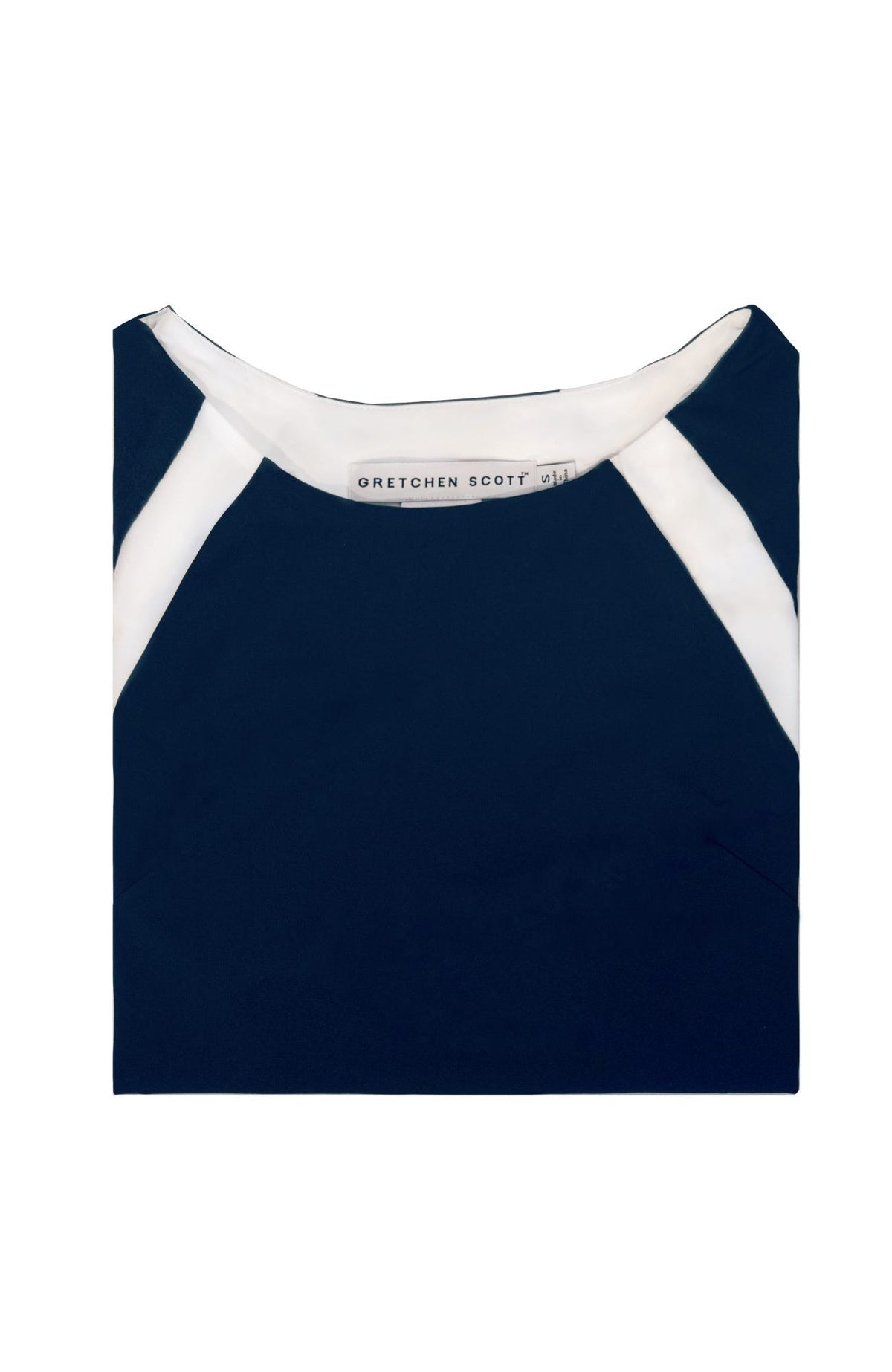 Jersey Tee Topper - Color Block - Final Sale Navy White