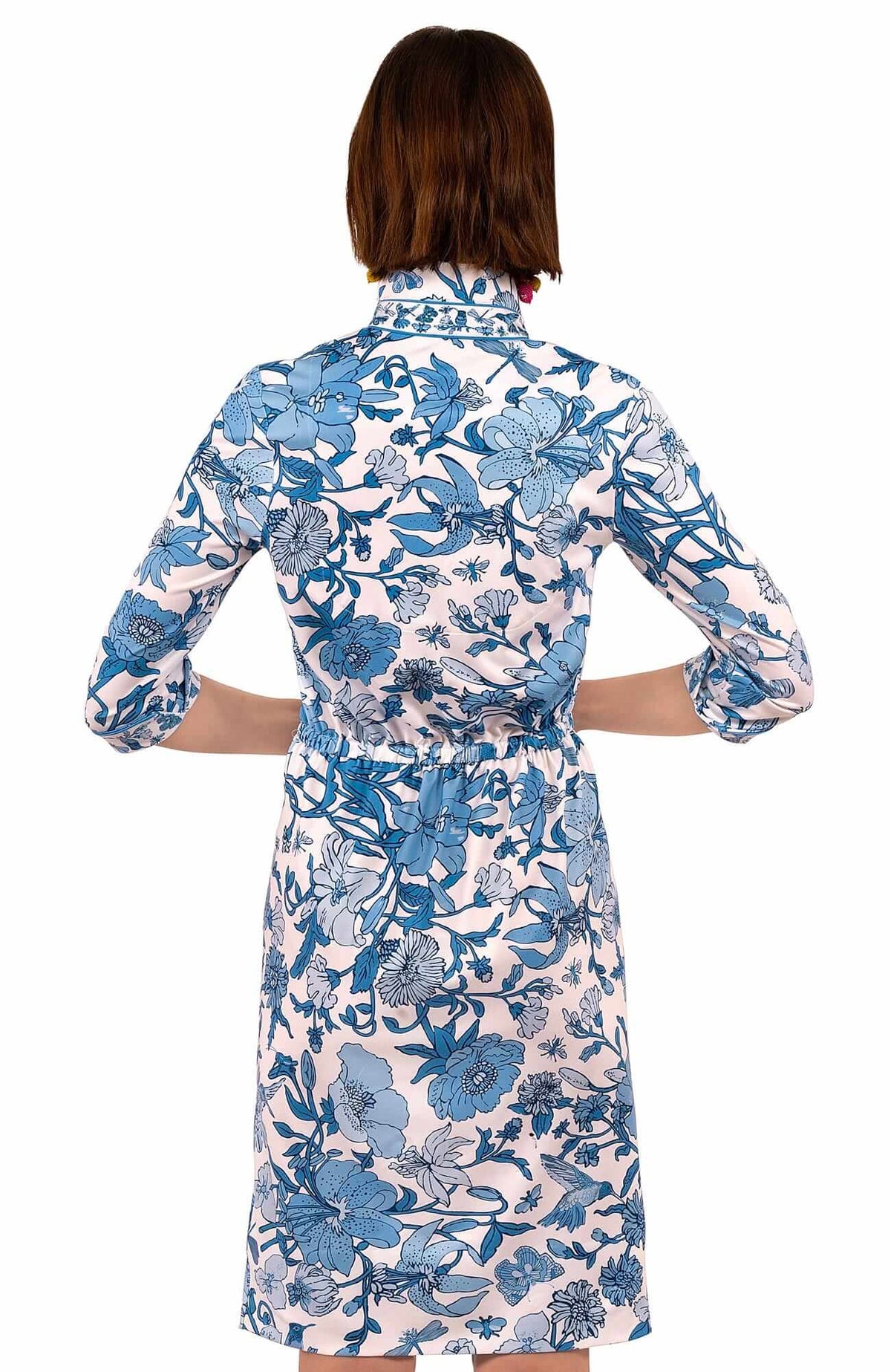 Jersey Twist & Shout Dress - Birds And The Bees Blues