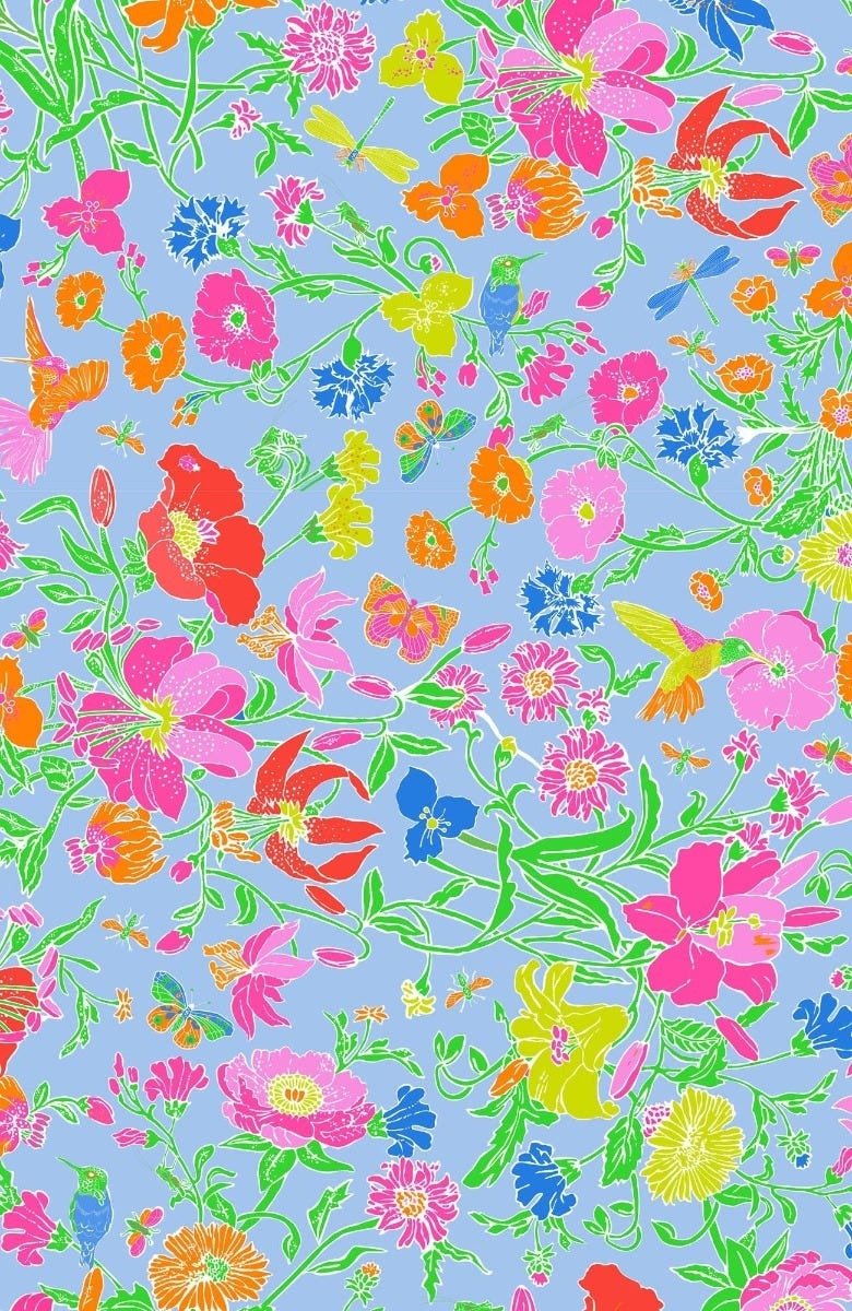 Jersey Twist & Shout Dress - Birds And The Bees - Final Sale Periwinkle