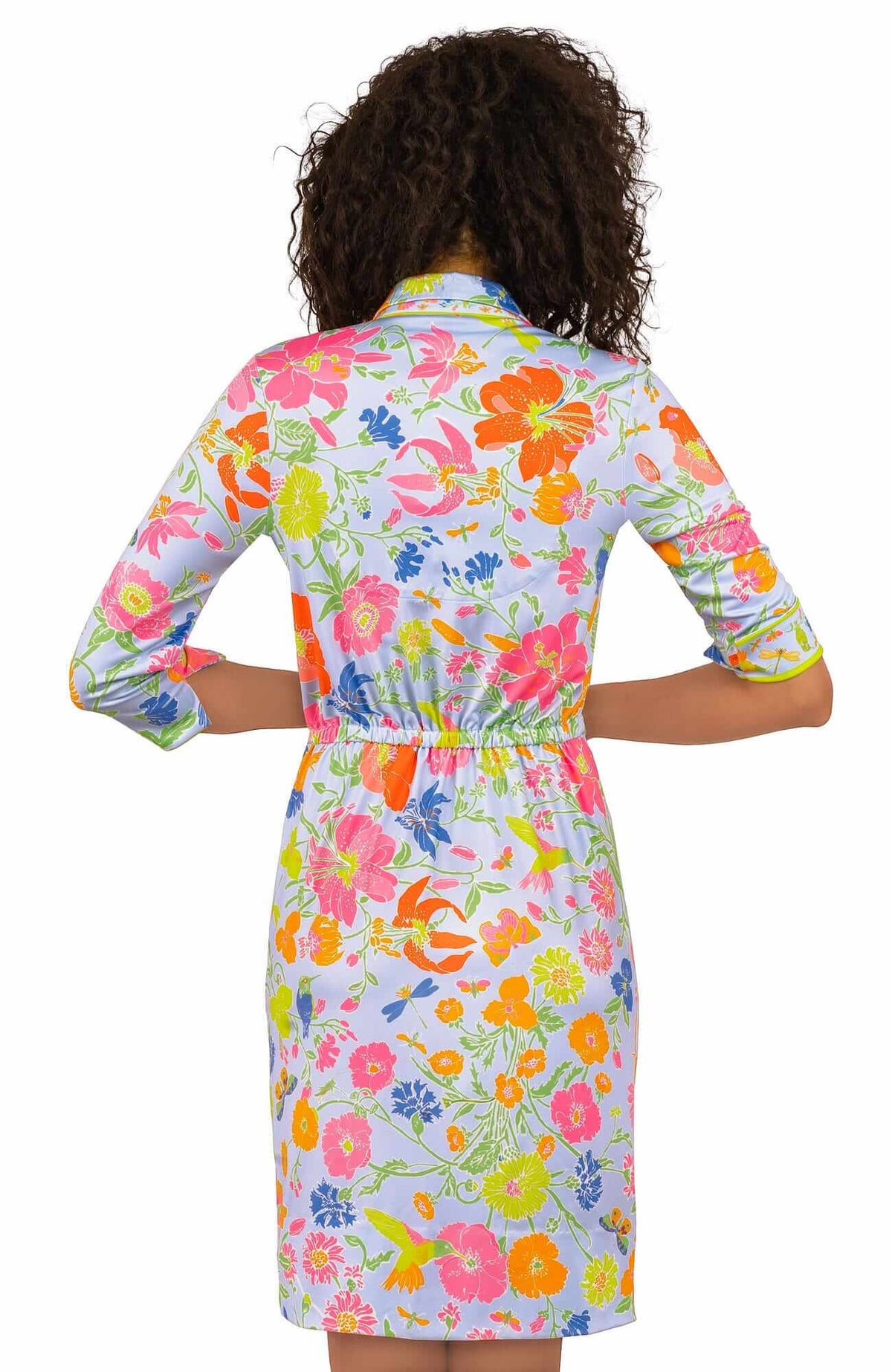 Jersey Twist & Shout Dress - Birds And The Bees - Final Sale Periwinkle