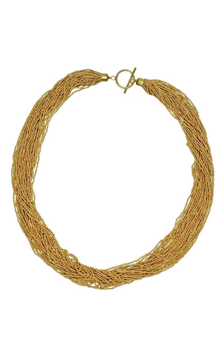 Itzy Bitzy Necklace Gold One Size