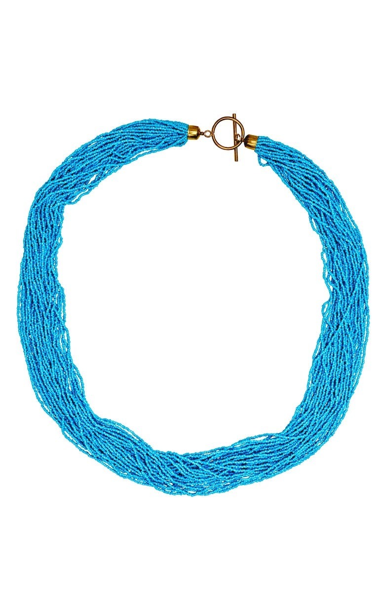 Itzy Bitzy Necklace Turquoise One Size