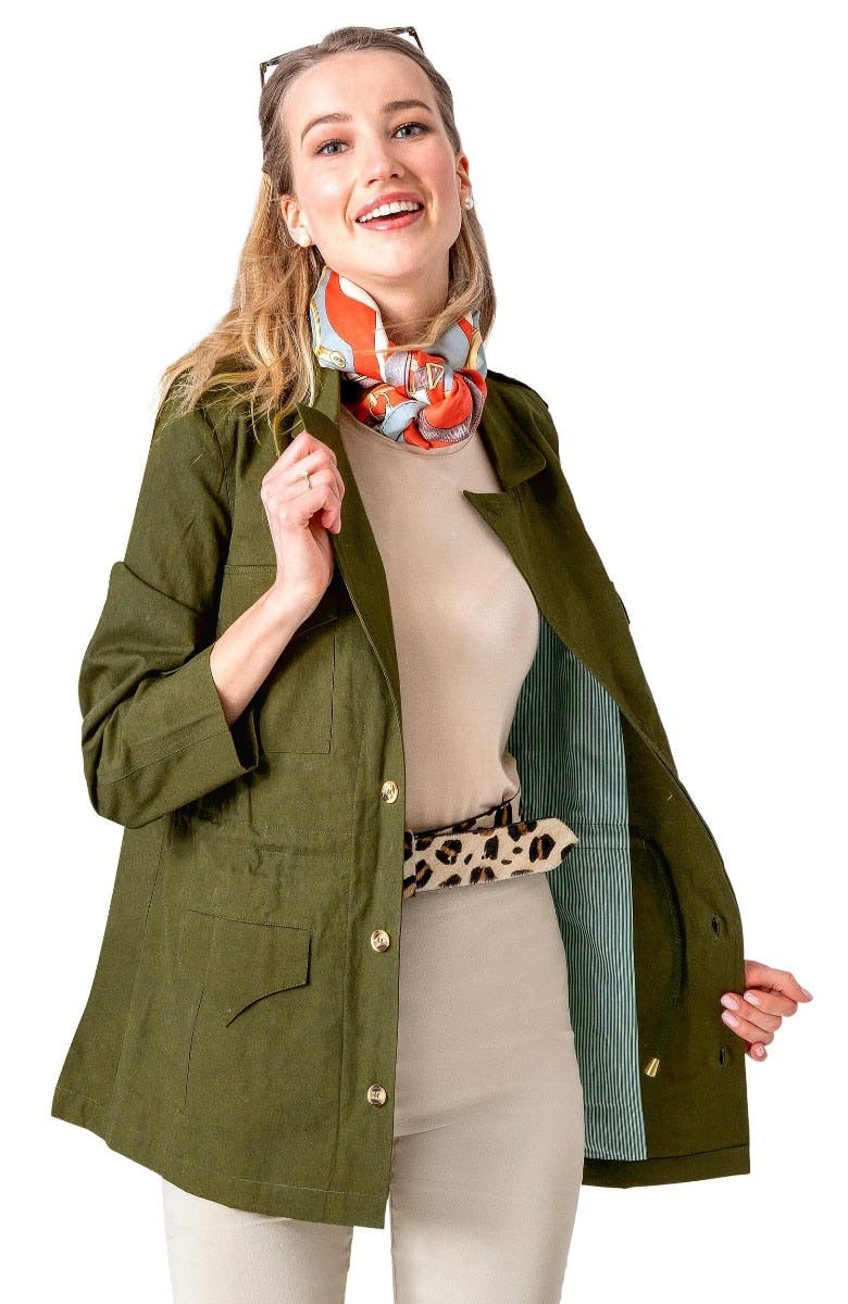 Military Jane Jacket - Solid Olive