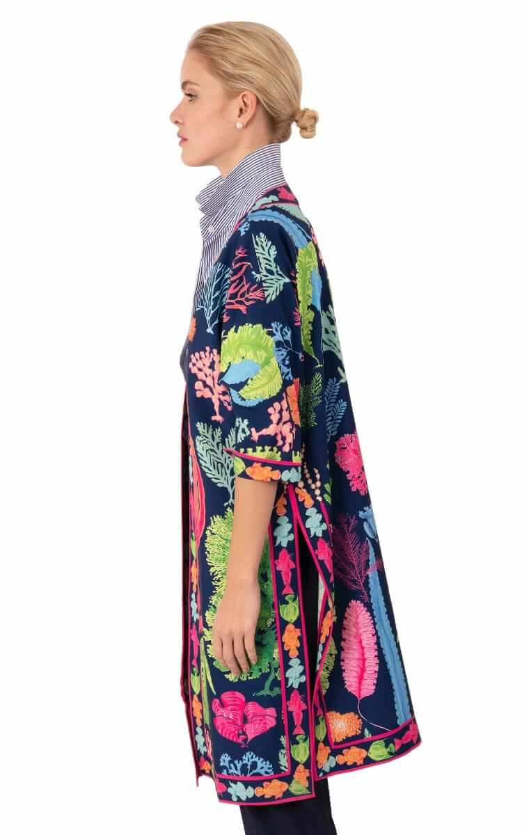Kimono Jacket - Sea Sway - Final Sale Navy