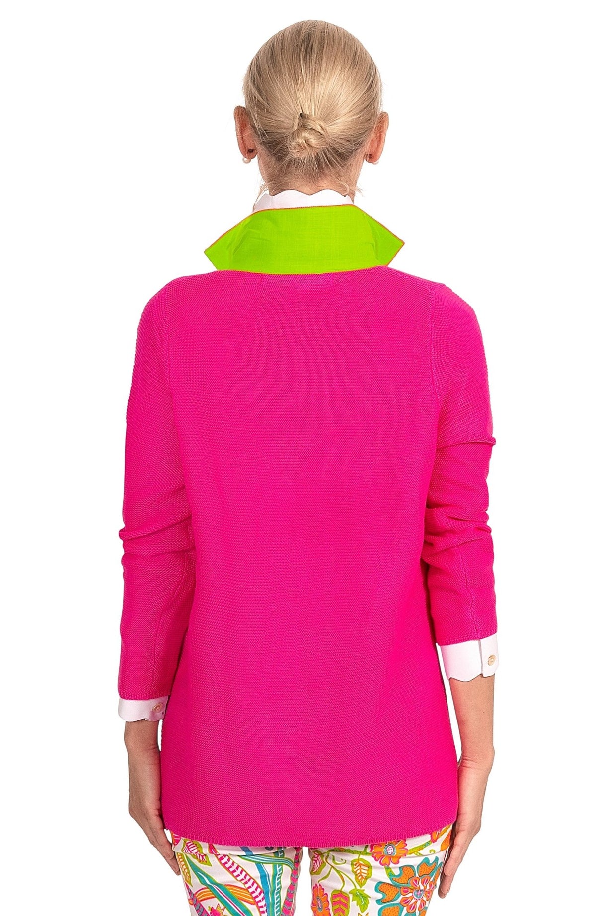 Knit Knit Sweater Fuchsia